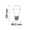 Bec LED A65 E27 15W 1250lm 4000K alb neutru cip SAMSUNG V-TAC - imagine 2