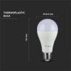 Bec LED A65 E27 17W 2700K alb cald 1521Lm V-TAC - imagine 3