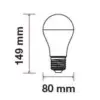Bec LED A80 E27 18W 2000lm 4000K alb neutru V-TAC - imagine 2