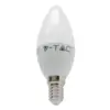 Bec LED E14 C37 5.5W 470lm 6000K alb rece CIP SAMSUNG V-TAC