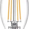 Bec LED filament Philips lumanare B35 E14 4.3W (40W) 470lm 2700K lumina calda 929001889755 - imagine 2