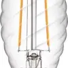 Bec LED filament Philips lumanare ST35 E14 2W (25W) 250lm lumina calda 2700K 929001238555 - imagine 2