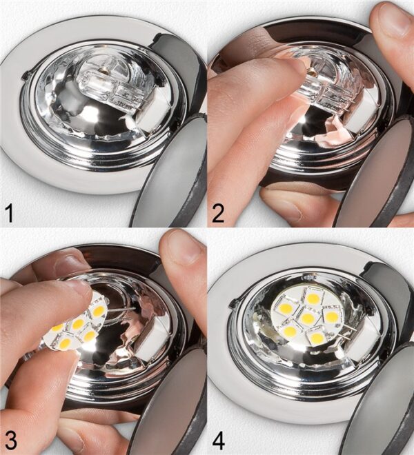 Bec LED G4 1.5W 12V alb rece 6500K 160lm Goobay 30591 - imagine 2