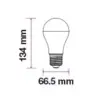 Bec LED P45 E14 5.5W 6400K alb rece cu cip SAMSUNG V-TAC - imagine 2