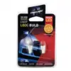 Bec LED Pozitie 12V 1W COB 18 chipuri T10 5W5 90lm 2buc set Carguard - imagine 2