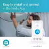 Bec LED Smart WiFi B22 9W 800lm alb cald 2700K Nedis - imagine 2