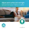 Bec LED Smart WiFi B22 9W 800lm alb cald 2700K Nedis - imagine 5