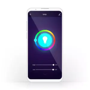 Bec LED Smart WiFi RGB lumina alba calda E27 6W 470lm Nedis NEDIS