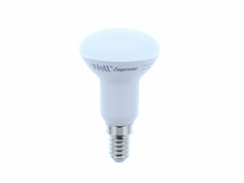 Bec spot LED R50 E14 7W 230V 650lm 6500K lumina rece Supreme Well LEDLC-R507E14-07-WL