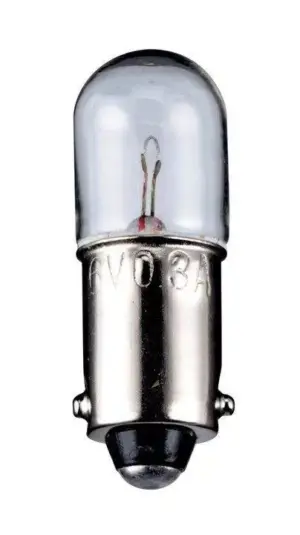 Bec tubular BA9s 6V 1.9W incandescent Goobay