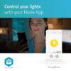 Bec Wi-Fi Smart LED cu filament E27 ST64 5.5W 350lm 1800-6500K Nedis - imagine 5