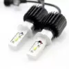 Becuri Far auto LED H3 set 2buc 12-24V 4000lm Lumina Alba CARGUARD - imagine 2