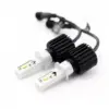 Becuri Far auto LED H3 set 2buc 12-24V 4000lm Lumina Alba CARGUARD - imagine 4
