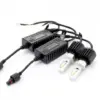 Becuri Far auto LED H3 set 2buc 12-24V 4000lm Lumina Alba CARGUARD - imagine 6
