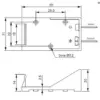 BH-9V A Suport baterie 9V 6F22 6LR61 x1buc cu terminal cablu 150mm COMF - imagine 3