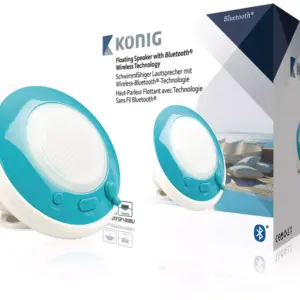 Boxa Bluetooth impermeabila albastra Sweex 3W