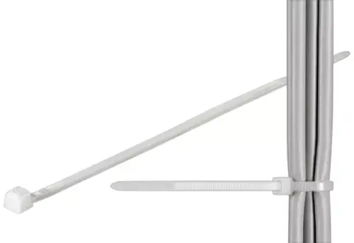 Bride plastic transparente 200x2.6mm pentru exterior ELEMATIC 100buc set