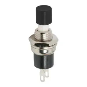 Buton 1 circuit 1.5A 250V OFF-(ON) fara retinere negru