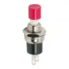 Buton 1 circuit 1.5A 250V OFF-(ON) fara retinere rosu