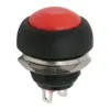 Buton 1 circuit 1A 250V OFF-(ON) rosu fara retinere 09044PI