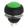 Buton 1 circuit 1A 250V OFF-(ON) verde fara retinere
