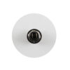 Buton intrerupator OFF-(ON) fara retinere 250V/3A negru incastrabil 12mm HOME - imagine 2