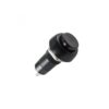 Buton intrerupator OFF-(ON) fara retinere 250V/3A negru incastrabil 12mm HOME