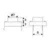 Buton microinterupator 1 circuit 0.05A-12VDC OFF-ON buton 3 mm fara retinere 09040 - imagine 2