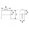 Buton microinterupator OFF-ON 1 circuit 0.05A 12VDC fara retinere 09000 - imagine 2