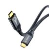 Cablu 100W USB Type C - USB Type C 2m 20Gbps 4K60Hz negru Orico CM32-20-BK
