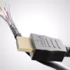 Cablu 1.4V HDMI 0.5m cu Ethernet 4K Ultra HD 2160p 30Hz conectori auriti Goobay - imagine 2