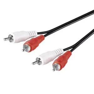 Adaptor audio stereo 2x RCA mama - 2x RCA mama aurit 1buc Nedis