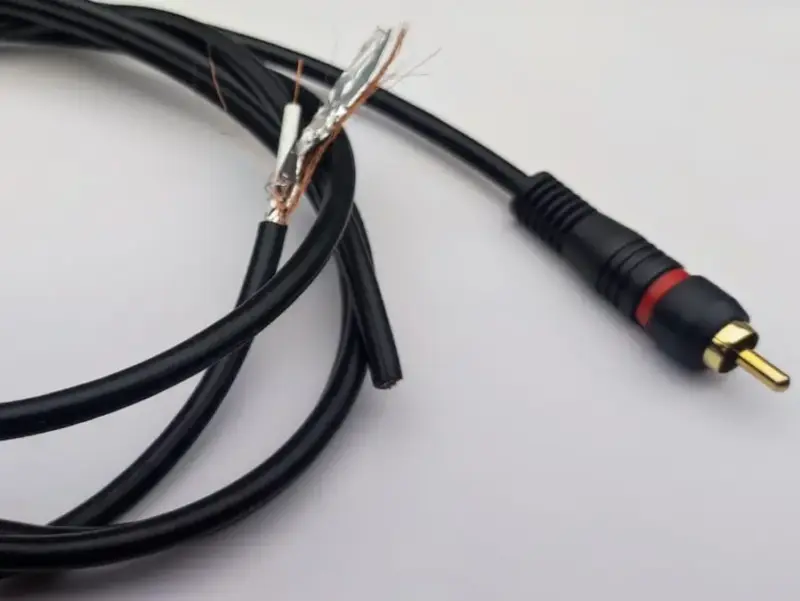 Cablu 2x RCA 2m OFC cupru dublu ecranat Goobay
