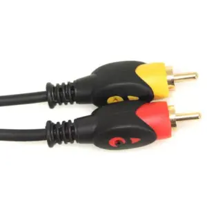 Cablu 2x RCA - 2x RCA Gold 1.5m tata-tata contacte aurite
