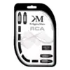 Cablu 2x RCA la 2x RCA 0.5m Profesional Kruger&Matz - imagine 2