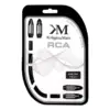 Cablu 2x RCA la 2x RCA 1m Profesional Kruger&Matz - imagine 2