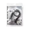 Cablu adaptor DMX XLR 3 Pini mama - XLR 5 Pini tata 0.3m gri Nedis - imagine 3