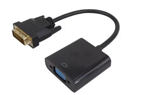 Cablu adaptor DVI-D 24+1 tata la VGA mama 0.2m