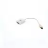 Cablu adaptor HDMI tata la VGA mama Well alb - imagine 2
