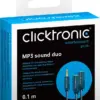 Cablu adaptor Profesional splitter Jack 3.5 mm x2 OFC cupru ecranat 10cm Clicktronic - imagine 3