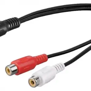 Adaptor 8p8c ISDN RJ45 mama la 2x RJ45 mama alb Goobay