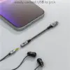 Cablu adaptor USB-C la mufa Jack 3.5 mm mama 15cm textil Goobay 74056 - imagine 5