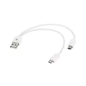 Cablu adaptor USB la mini USB si micro USB