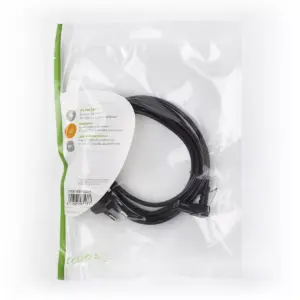 Cablu alimentare Euro cotit tata - 2 Pini IEC-320-C7 cotit 2m Nedis