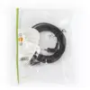 Cablu alimentare Euro cotit tata - 2 Pini IEC-320-C7 cotit 3m Nedis - imagine 3