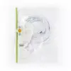 Cablu alimentare Euro tata cotit - 2 Pini IEC-320-C7 cotit 3m alb Nedis - imagine 3
