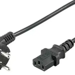 Cablu alimentare laptop 1.8m C5 la schuko 90 grade negru