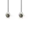 Cablu antena Coaxial 90dB tata-tata 2m alb Nedis - imagine 2