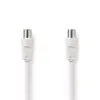 Cablu antena coaxial tata - coaxial tata 5m alb NEDIS