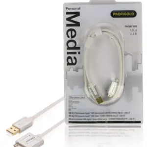 Cablu Apple iPad iPhone - USB de inalta calitate 1m alb Profigold